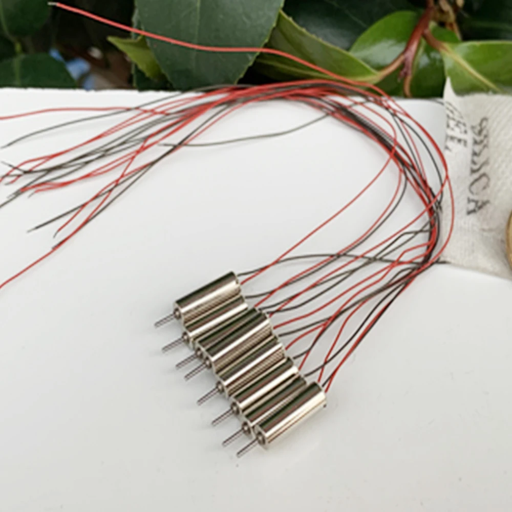 DC 3 7 В 412 Бескаркасный мотор 4*12 мм 0 вал NdFeB DIY R/C Дрон игрушки Квадрокоптер вертолет
