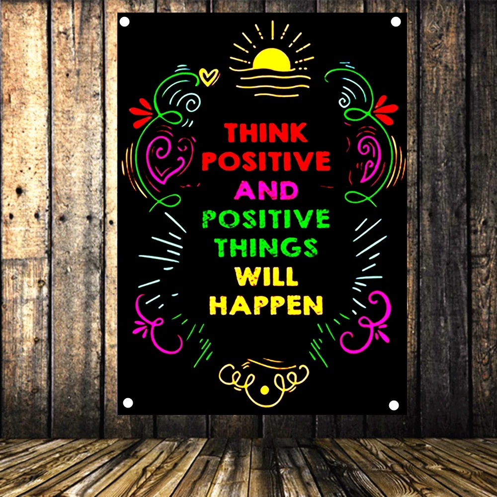 Вдохновляющие Плакаты для класса флаги и баннеры доске мотивационные фразы