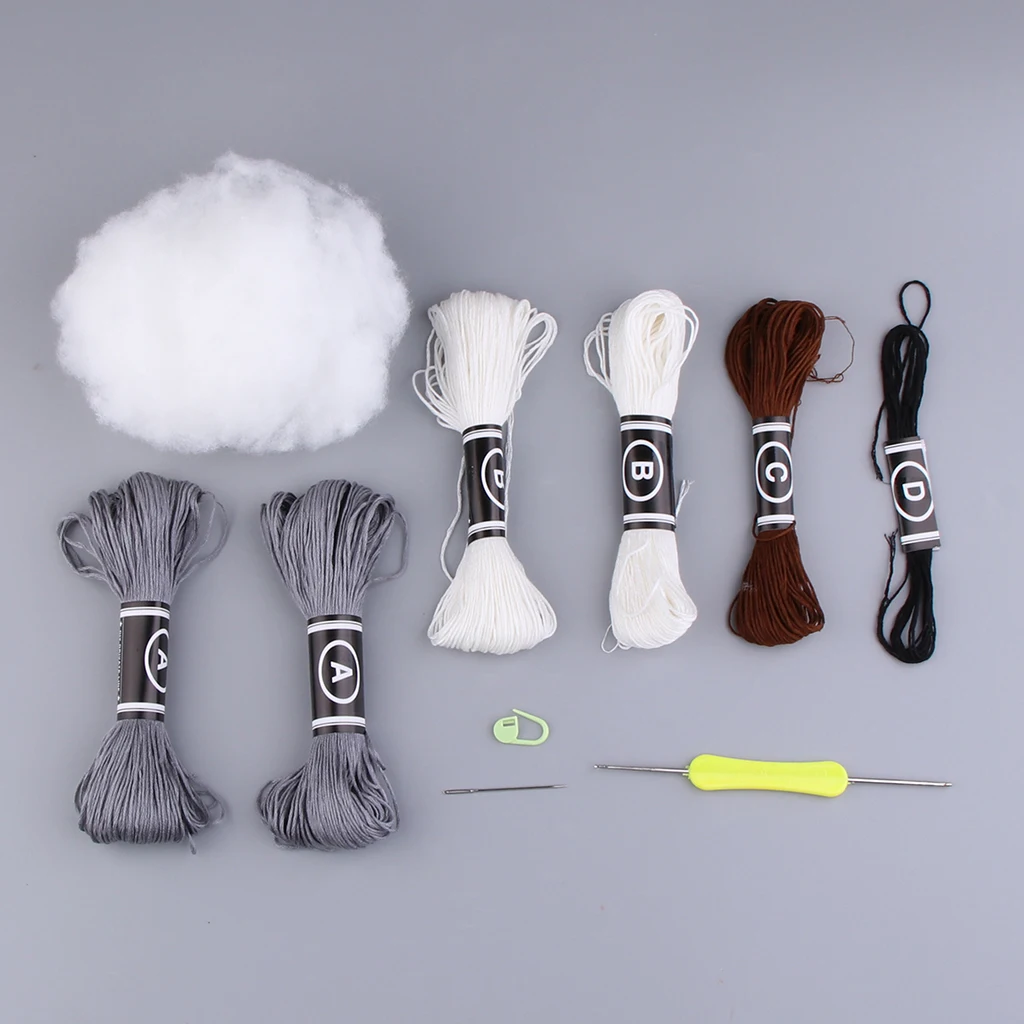 Zebra Doll Crochet Kit for Beginners Adults Hand Knitting Toy Sewing Craft