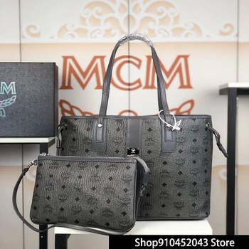 

Luxury Designer Brand MCM PU Leather Women Backpack Female School Bag Simple Ladies Shoulder Bags for Girls Mochila MC2071711
