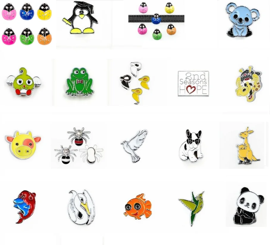 

Lovely Aanimals dog cat 5pcs/lot Internal Dia. 8mm slide Charms Jewelry Finding fit 8mm wristband pet collar key chain