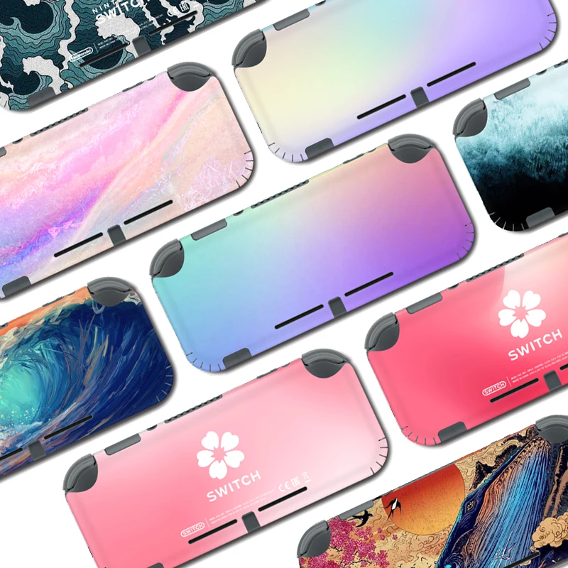 Pretty Colour Iandscape Ocean Waves Protector Skin Sticker For Nintendo Switch Lite | Электроника