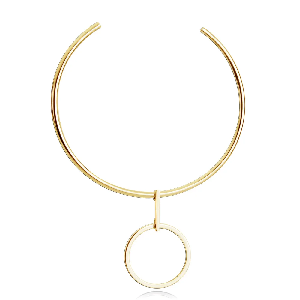 

Europe And America Stainless Steel Neck Ring Korean-style Fashion Creative Accessories New Products Accessories Creative-Autumn