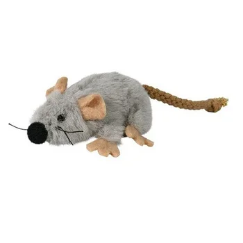 

TRIXIE TRIXIE toy for cats "Mouse", plush, 7 cm, gray