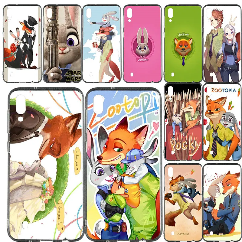 Judy Zoomania Soft TPU Phone Cases Cover for Samsung Galaxy Note 8 9 S2 S3 S4 S5 Mini S6 S7 S8 S9 S10 Edge Plus Lite Fundas | Мобильные