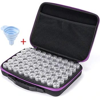 

ARTDOT 60 Grid Diamond Painting Storage Box Transparent Plastic Diamond Box DIY 5D Diamond Craft Accessories Storage Box