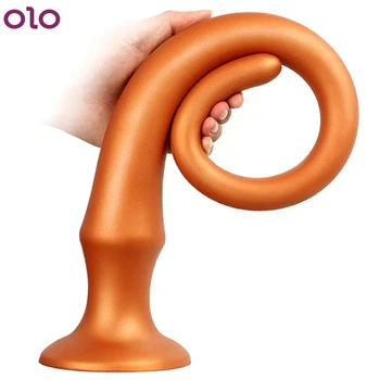 

Super Long Anal Plug Huge Dildo Butt Plugs Adult Sex Toys For Men Prostate Massgaer Anus Dilator Vagina Stimulator Masturbators
