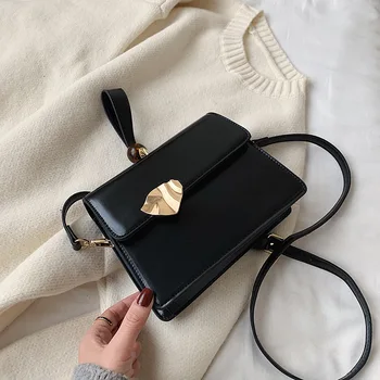 

High sense female bag 2020 new Korean version of the wild messenger bag texture shoulder fashion small square bag