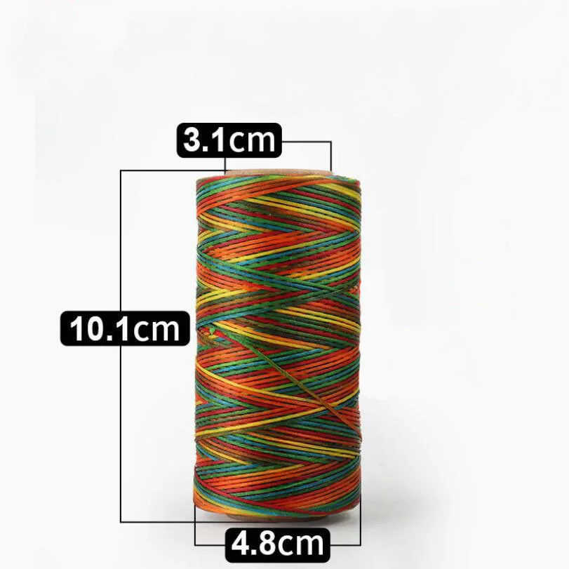 Billig 0,8mm 260 Meter rolle Oblate Gewachste Baumwolle Schnur Faden Schnur DIY Schmuck Machen perlen draht seil für Armband  halskette Erkenntnisse