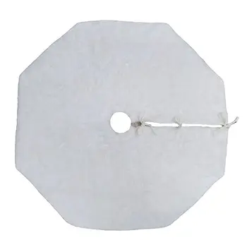 

100cm Christmas Tree Skirt Polygon Bottom Floor Mat Cover Xmas Decoration Scene Layout Supplies