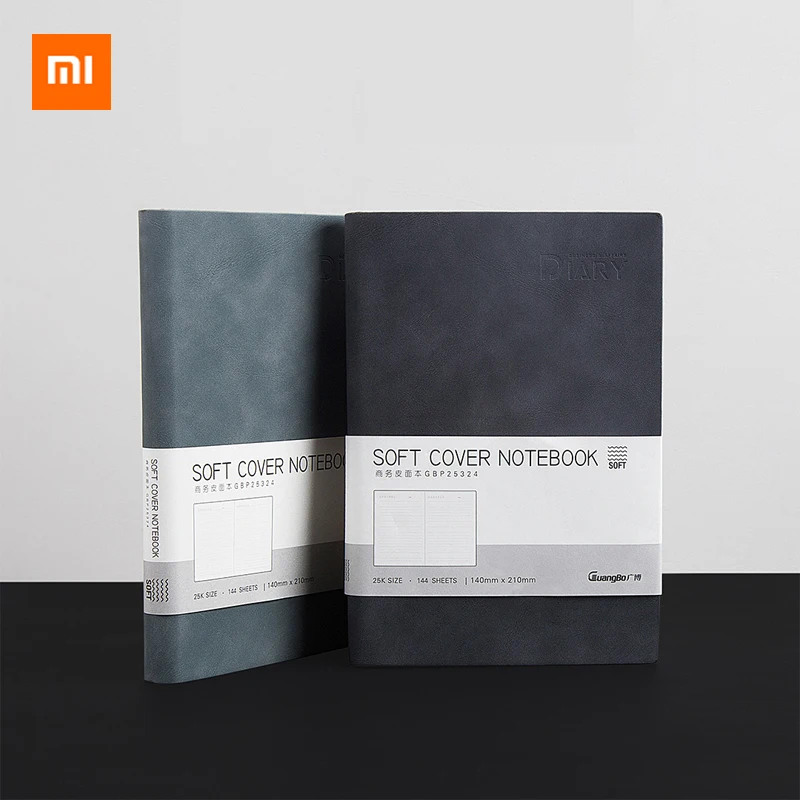 Xiaomi Youpin Guangbo деловая кожаная записная книжка мягкая кожа внешний вид портативный офис путешествия студенческий ноутбук