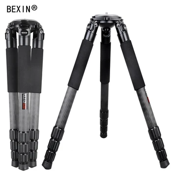 

Rugged Camcorder Photographic Carbon Fiber big Tripod professional Birdwatching heavy duty dslr video camera Tripod stand