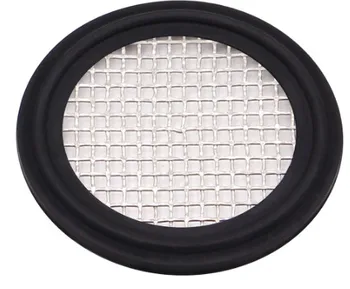 

1.5" (38mm) Gasket Viton, 10 Mesh FPM Seal Strip, Stainless Steel 304, Sanitary Gasket
