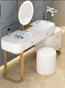 

Nordic style dresser storage cabinet one bedroom light luxury modern simple makeup table