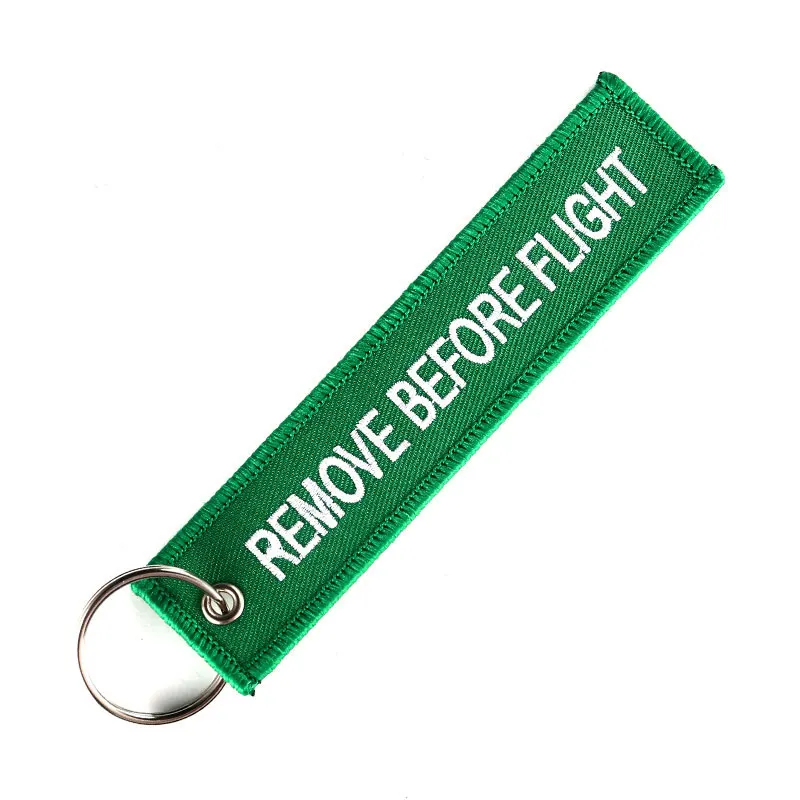 Чемодан тег remove Before Flight вышивка, брелки для ключей, аксессуары для путешествий, модная сумка брелок с надписями для авиации подарки