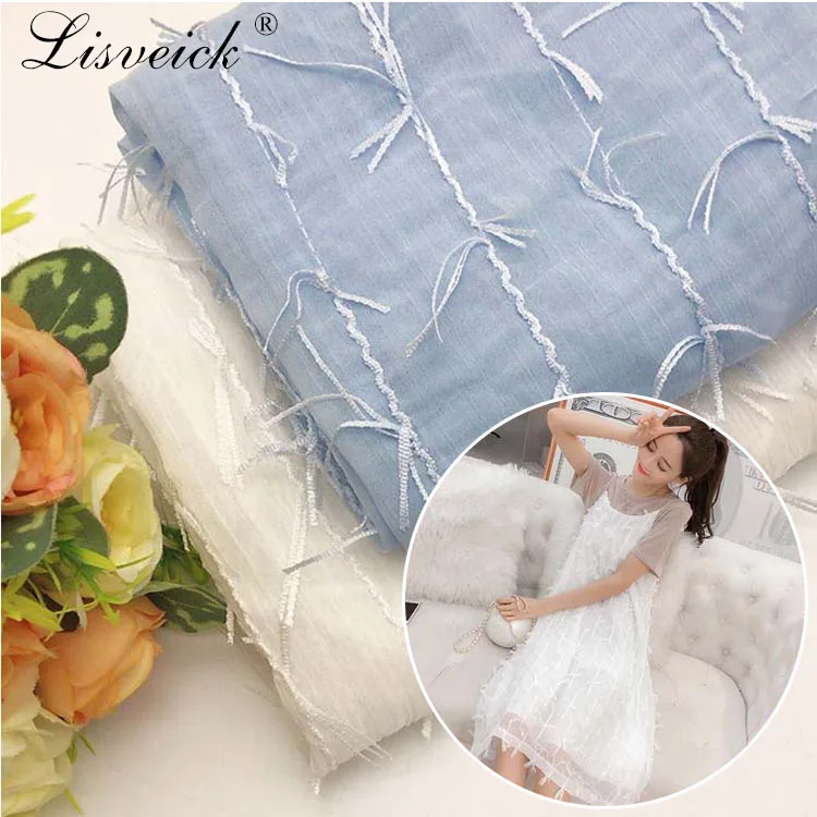 1 метр 135 см сетчатая пряжа трехмерная вышивка шифоновое с цветочным кружевом Ткань Материал diy аксессуары для одежды