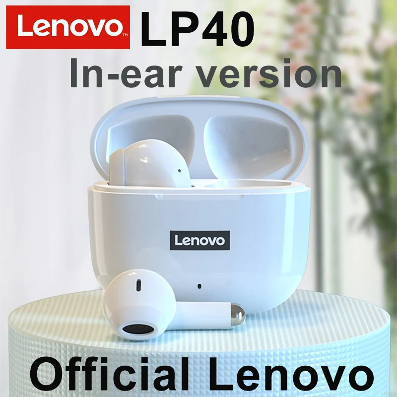 Новые оригинальные наушники-вкладыши Lenovo LP40 Pro Bluetooth 5 0 беспроводные наушники TWS с