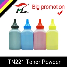 HLT 4 шт. Совместимость Цвет порошок для электростатической печати для братского TN221 TN225 TN241 TN245 TN251 TN255 TN261 TN265 TN281 TN285 TN291 TN295