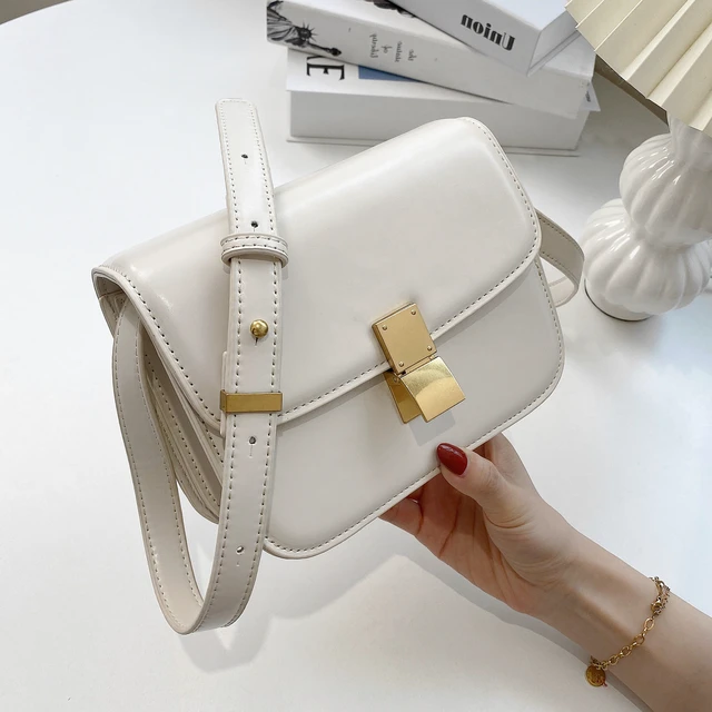 $US $21.18 Hot Offers Box Crossbody Bags For Women Famous Brand Fancy Push Lock Design High Quality Smooth PU Leather Shoulder Bag 2021 NEW