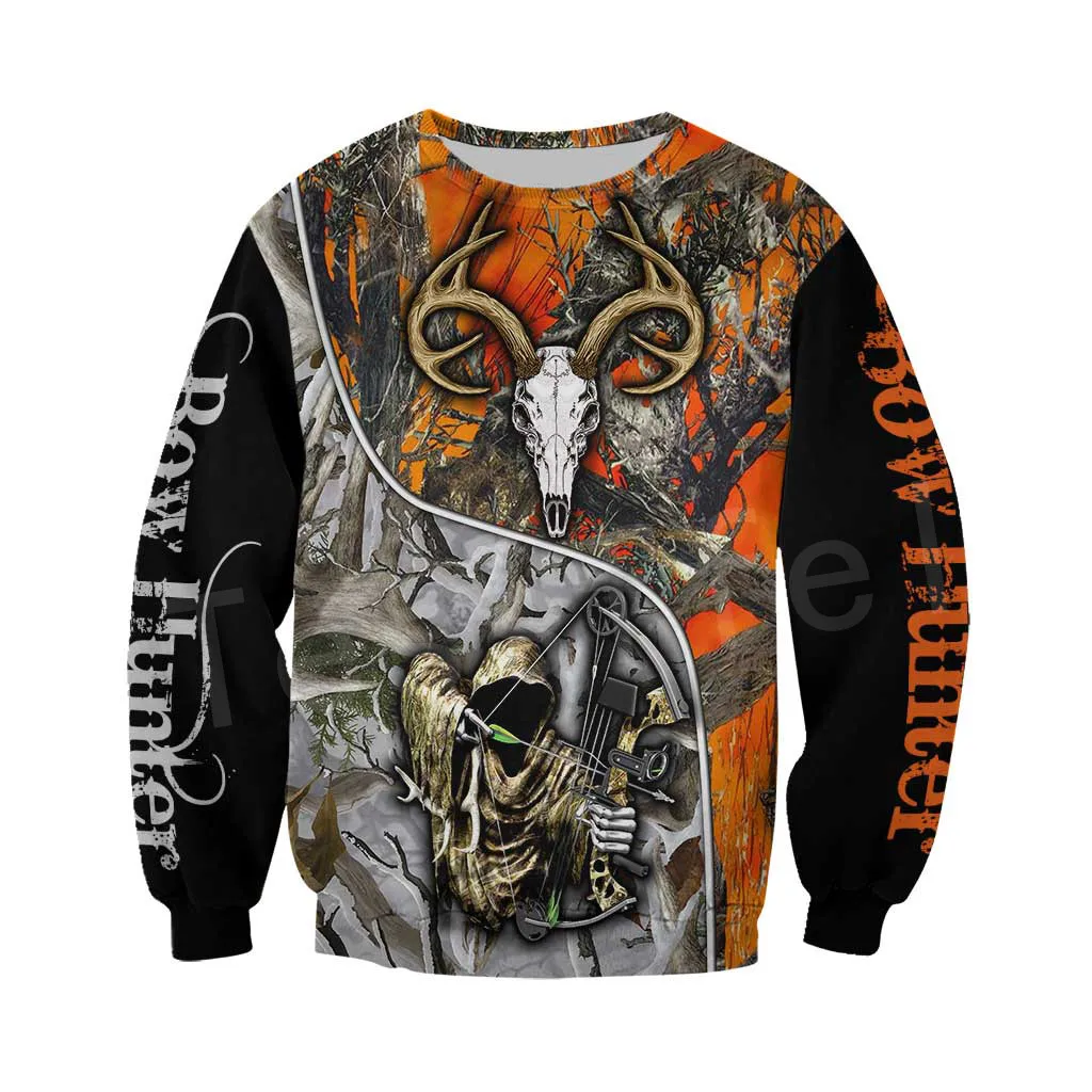  Tessffel Animal Deer Hunter Colorful Camo New Fashion Tracksuit Casual 3DPrint Hoodie/Sweatshirt/Ja