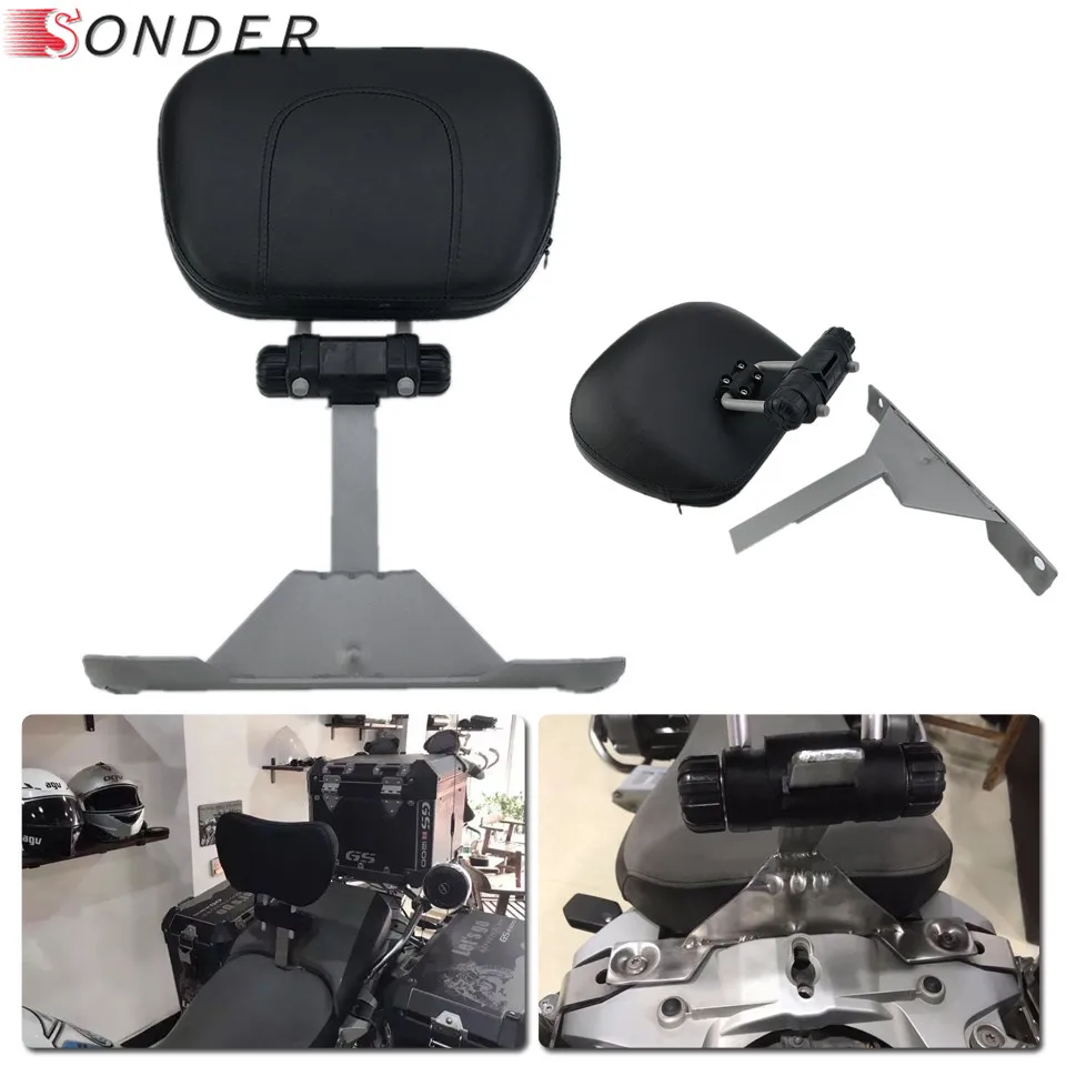 For BMW R1200GS ADV 2013-2018 Motorcycle Accessories Adjustable leather Driver Rider seat Backrest Kit Custom Made | Автомобили и