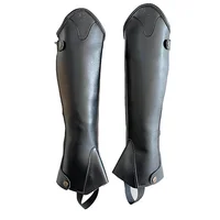Equestrian Leggings Microfiber PU Durable Equestrian Boots Cover Riding Protectors Adults Children Paarden Equitation Equipement 1