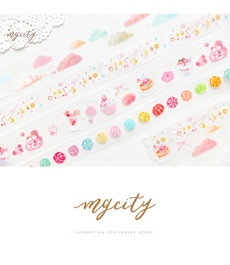 2 шт./компл. милые удивительный мир лента washi kawaii тетрадь наклейка, сделай сам, скрапбукинг Стикеры лента washi набор школьных принадлежностей