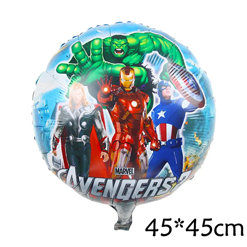 Мстители фольги воздушный шар с изображением Человека-паука Железный человек Бэтмен Капитан Америка Супергерой день рождения гелиевые воздушные шарики, детские игрушки День рождения - Цвет: Style L