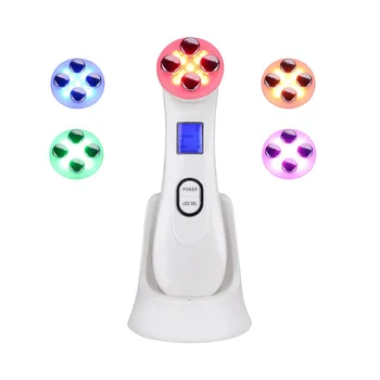 

Facial Mesotherapy Electroporation RF&EMS Radio Frequency LED Photon Skin Rejuvenation Anti Aging Skin Care Tool Face Massager