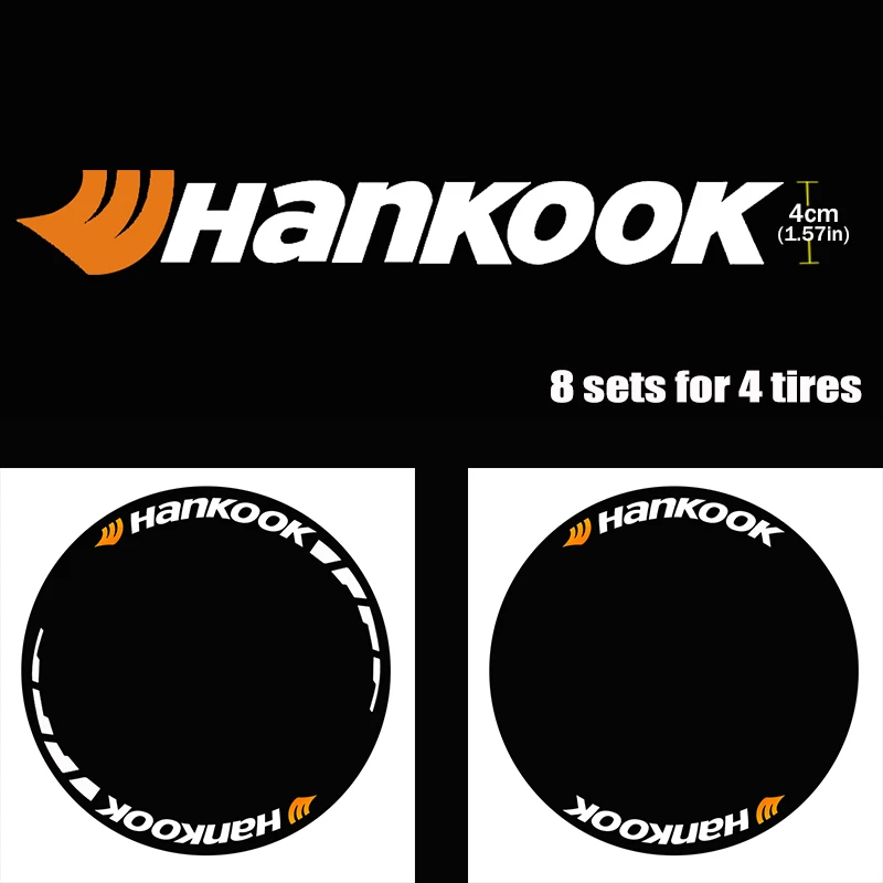 

Наклейки для автомобильных шин, 8 шт./партия