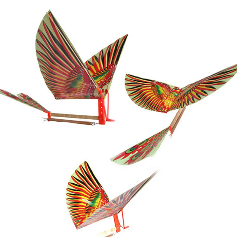 Creative-Rubber-Band-Power-Baby-Kids-Adults-Handmade-DIY-Bionic-Air-Plane-Ornithopter-Birds-Models-Science