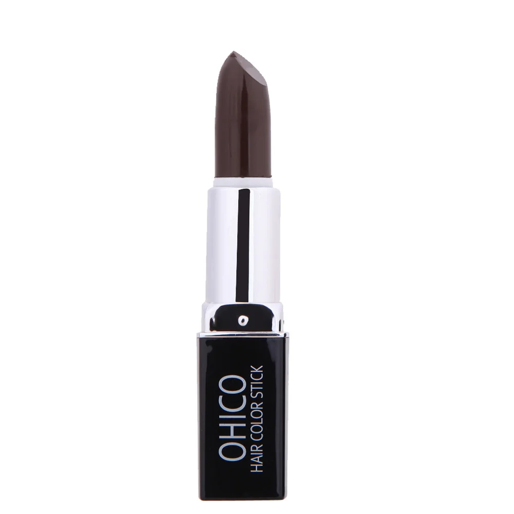 dark brown 1 шт Помада Форма краска для волос ручка Одноразовые Покрытия белые волосы с натуральными растительными экстрактами CLA88 - Цвет: dark brown