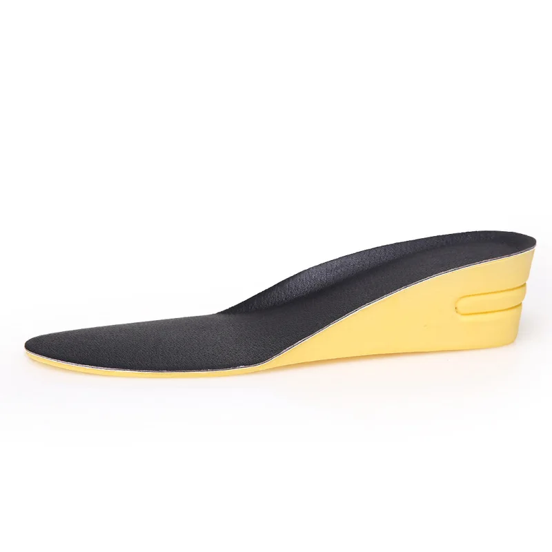 

HOT 1 Pair Women Men Height Increase Insoles Shock Absorption Anti-slip Arch Support 19ING