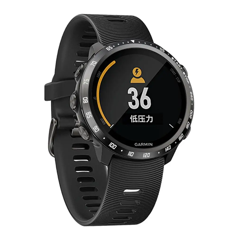 Ободок для часов, кольцевая рамка для Garmin Forerunner 645, музыкальный ободок, Стильный чехол, защитная оболочка из нержавеющей стали для 645