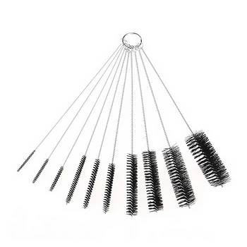 

10pcs Coffee Machine Tube Brush Cleaning Nylon Bottle Tube Straw Cleaner Brusher Household Cup Bottle Scrubber Tool