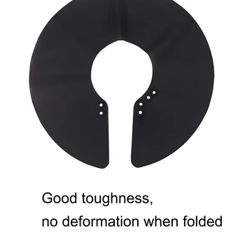 

Silicone haircut shawl collar wrap protective neck pad with magnetic buckle waterproof hair coloring Barber hairdresser neck shi