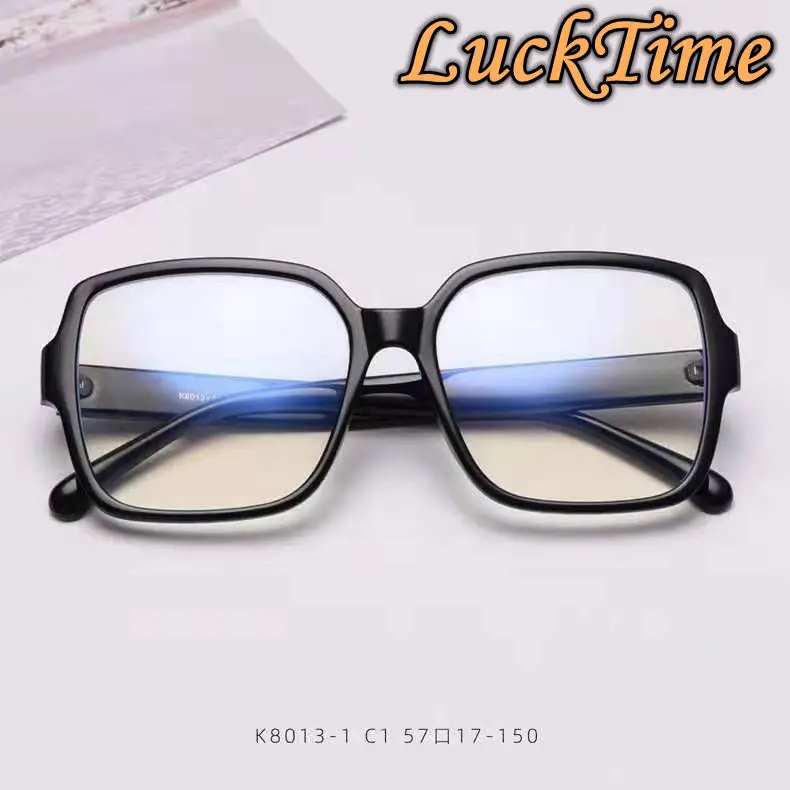 LuckTime чистая красная оправа для очков больших размеров мужчин и женщин