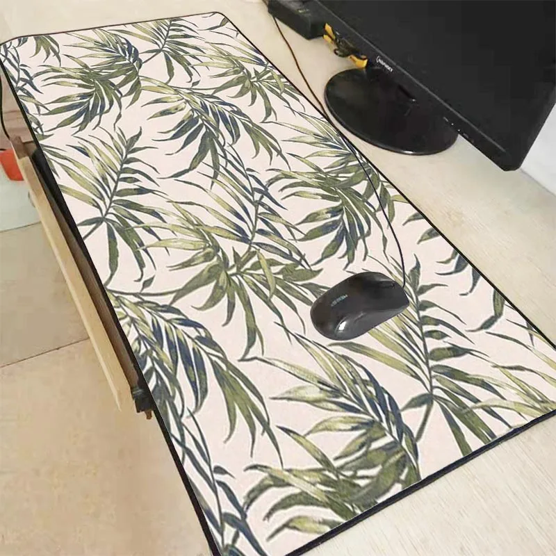  XGZ Palm Tree Large Gaming Mouse Pad Locking Edge Mouse Mat Keyboard Pad Desk Mat Laptop Computer f