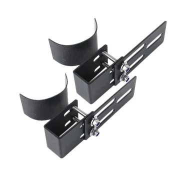 

2Pcs Car Roof Rack LED Work Light Bracket Holder Bumper Mounting Kit