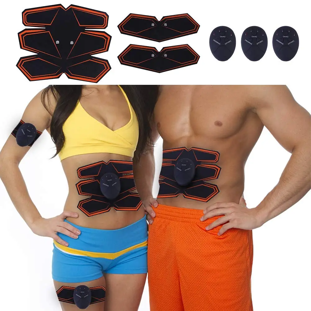 Стимулятор мышц Abs EMS тоник для брюшного пресса электронный массажер тренажер