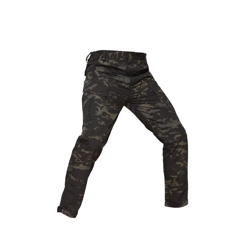 

2019 Waterproof Tactical Military Pants Men SWAT Special Army Combat Cargo Pants Multi Pocket Rip-stop Cotton Trousers