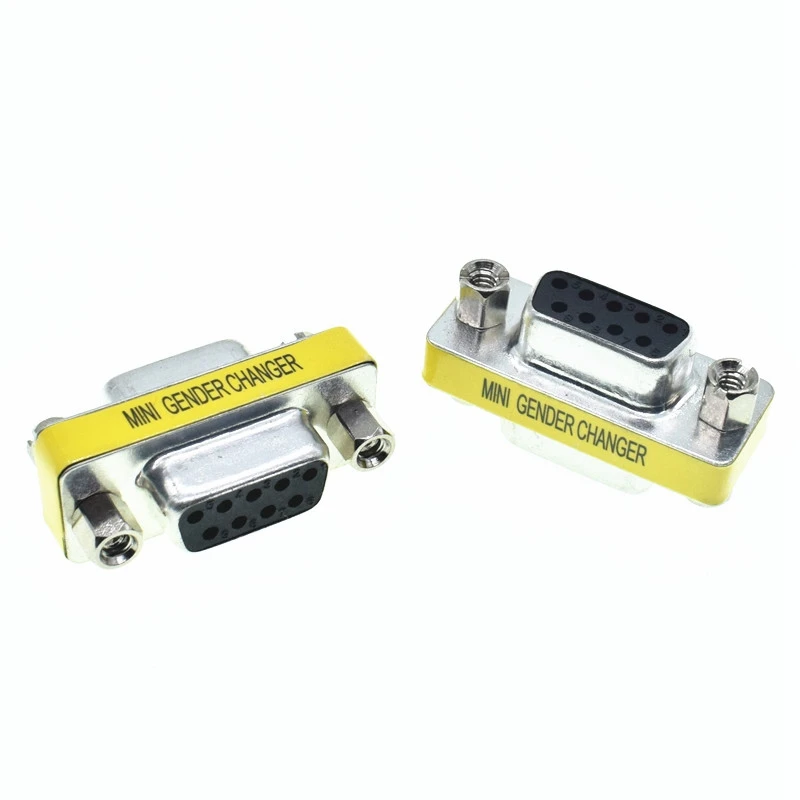 DB9 9Pin Male To Male Mini Gender Changer Adapter RS232 Serial Connector  Female To Female Female To Male D Sub Connectors|db9 male connector|db9  rs232 connectordb9 connector - AliExpress
