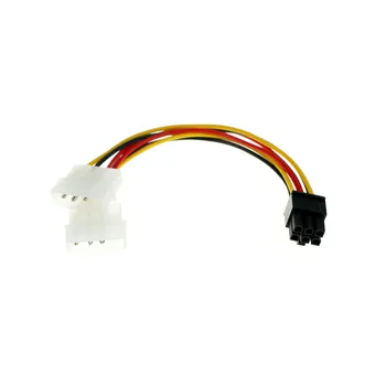 

2Pcs/lot 2x 4 Pin Molex To 6 Pin PCI-E ATX PSU Power Adapter Graphics Video Card Converter Cable Line Adapter Power Cables
