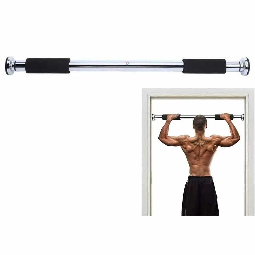 62-100cm Door Horizontal Bars Steel 160kg Adjustable Home Gym Workout Chin push Up Pull Up Training Bar Sport Fitness