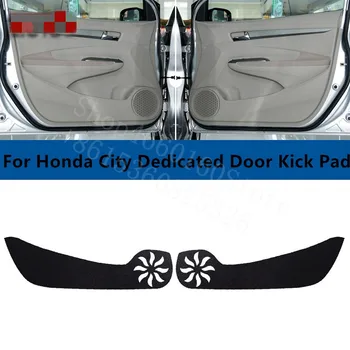 

Puou high quality For Honda City 4pcs Car Inside Door Cover Pad Scratch Protection Anti Kick Pad Car Interior Accessories