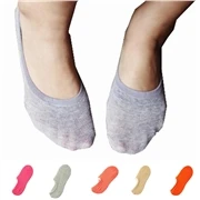 

candy color spring summer women socks solid color fashion wild shallow mouth felmen girls female invisible slipper socks