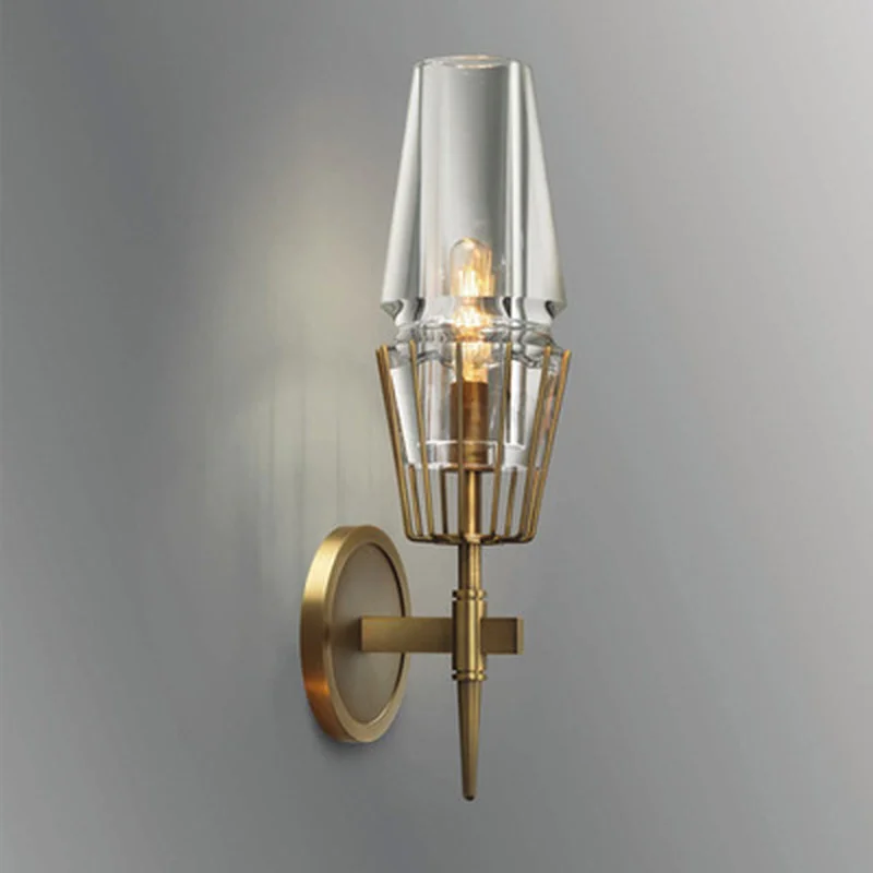 Copper Wall lamp LED Quality Scone Light Modern Bedside Bedroom Mount lighting Stairs fixtures for home 100-240V | Лампы и освещение