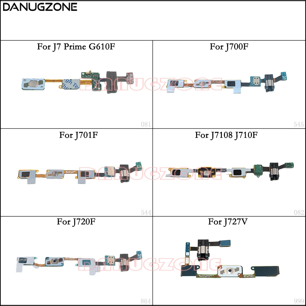 

Home Button Return Key Sensor Audio Jack Flex Cable For Samsung Galaxy J7 Prime 2016 G610F J700F J7008 J710F J701F J720F J727V