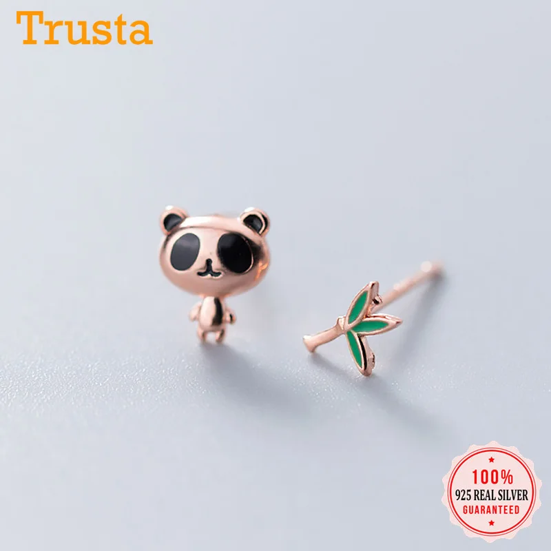 Trusta 100% 925 однотонные ювелирные изделия из настоящего стерлингового серебра
