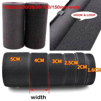 

1M Strong Velcros Adhesive Hook Loop Fastener Tape Strip Nylon Sticker Velcro for Sewing DIY No Glue 16/20/25/30/38/50/100/150mm